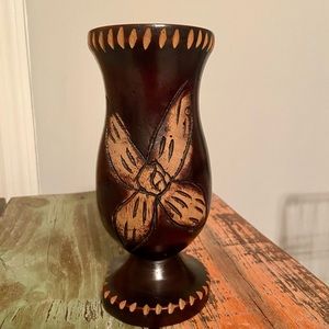 Wooden Vase